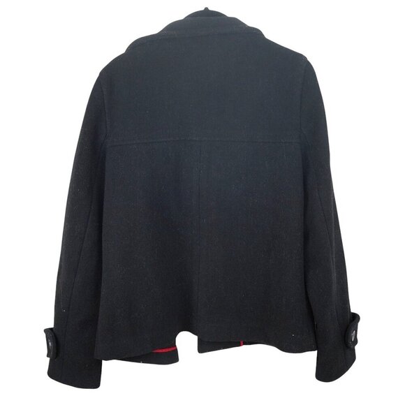 Banana Republic M Womens Wool Peacoat‎ Black - Picture 2 of 4